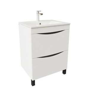 Тумба с раковиной IDDIS Cloud 60см белый CLO60WFi95